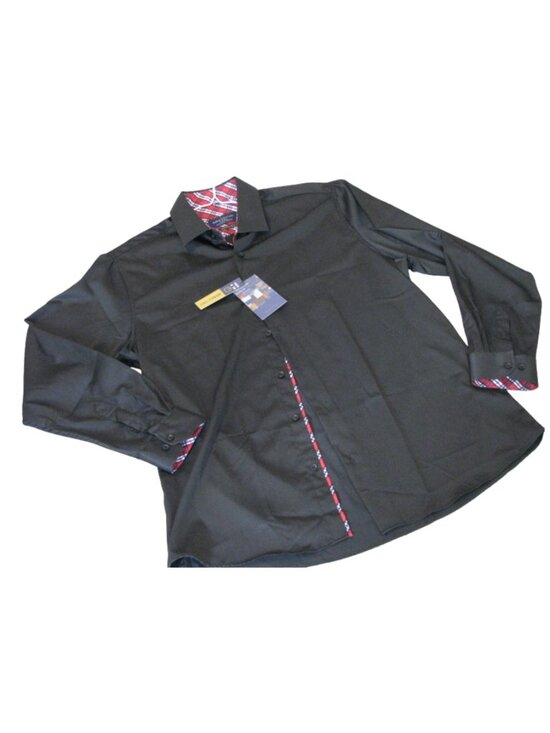 Suslo Couture Other - Suslo Couture Limited Edition Comfort Stretch Wrinkle Free Black Dress Shirt 2XL